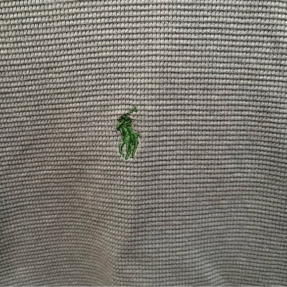 Polo by Ralph Lauren Men’s Blue Size M Short Sleeve Tee 100% Cotton Waffle Knit - Picture 3 of 6